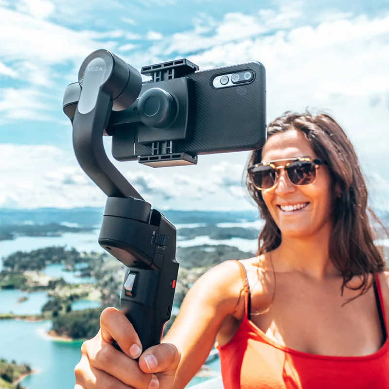 MOZA Mini SE складной 3-х осевой ручной шарнирный стабилизатор для камеры Gopro для IOS10.0 iPhones Andriod 8,1 смарт-телефонов Gopro 5/6/7