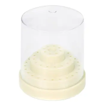 

1 pc Oral Dentistry Dental Grinding Head Box Bur Holder 360 degree Rotating Grinding Tips Bit Stand Storage Rack Box Holder