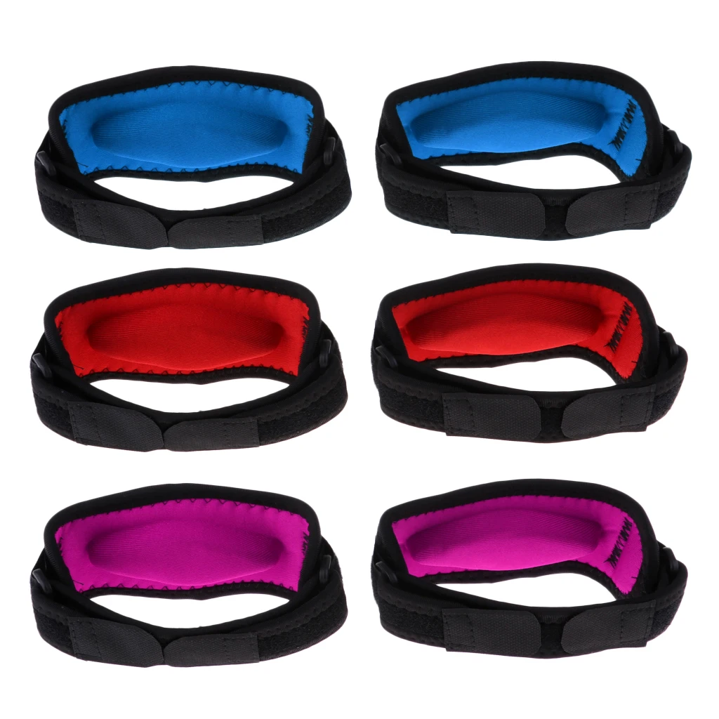 1 Pair Adjustable Elbow Brace Support Compression Sleeve Pads Protector Golfers Arm Wrap Strap Band for Men Women