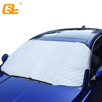 

Car Windshield Cover WinterThickening Rear View Mirror Covers Outdoor Anti-frost dustproof heatproof fit sedan SUV Hatchback