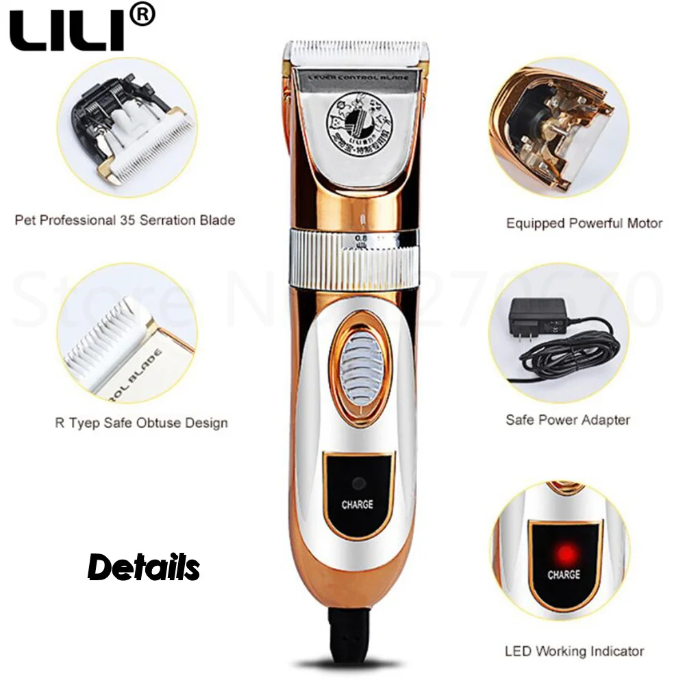 lili ZP293 Pet Clipper Dog Cattle Rabbit Shaver 60W High Power Cat Horse Grooming Scissors Electric Hair Trimmer Cutting Machine