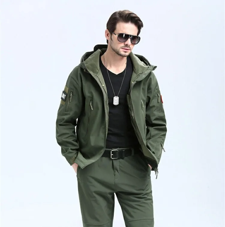 Winter Men's Jacket Warm Waterproof Thick Hooded Coat Mountaineering Outdoor Jackets Tactics Military Tactical Jacket Large Size