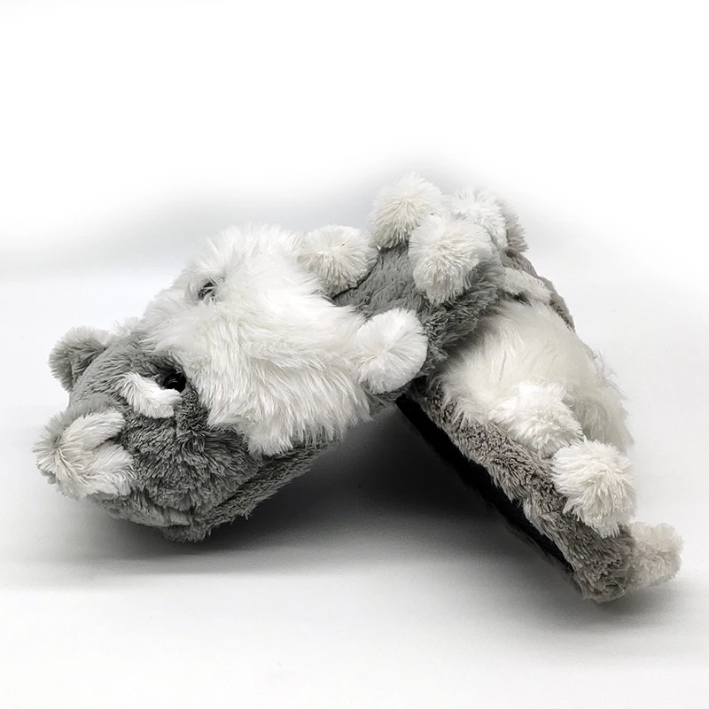 Домашние тапочки в стиле аниме «Собака»; специальные теплые зимние домашние тапочки для влюбленных; обувь на толстой твердой подошве; обувь для влюбленных