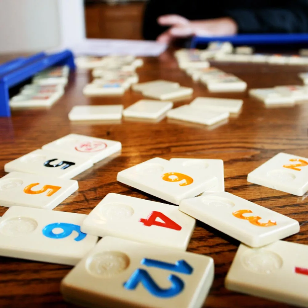 Портативный Israel Mahjong Rummikub 106 шт. плитки цифровые настольные игры интерактивная игрушка с сумкой для переноски для детей 2-4 человек