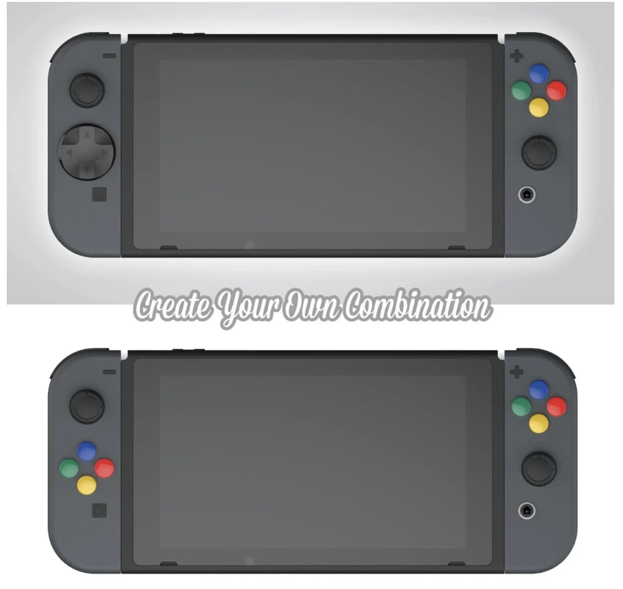 rentiange Skull& Co. D-Pad Накладка для кнопки Набор защитная накладка для nintendo Switch lite Joy-Con контроллер