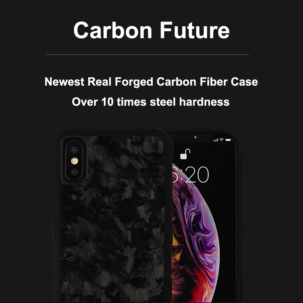 Настоящий кованый чехол из углеродного волокна для iPhone XS, XR, XS, MAX, чехол, тонкий, крепкий, прочный, плотно прилегающий, защелкивающийся чехол для iPhone X