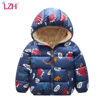 

Autumn Winter Parkas For Girls Boys Down Jackets Kids Casual Warm Thick Fleece Coat Children Outerwear & Coats For Boys Clothes