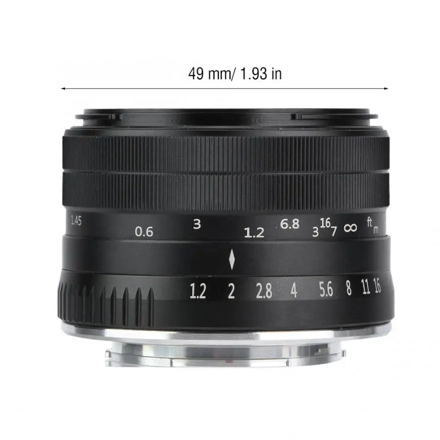 35 мм f1.2 APS-C ручная фокусировка объектива для sony байонетное крепление типа Е A7III A9 NEX 5T NEX 5R NEX 6 7 для sony A6500 A6300 A6000 A5100 A5000