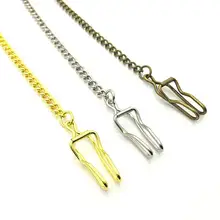 Унисекс Ретро античный подарок карманная цепочка держатель для часов ожерелье джинсовая декоративная лента карманная цепь держатель для часов ожерелье женский подарок