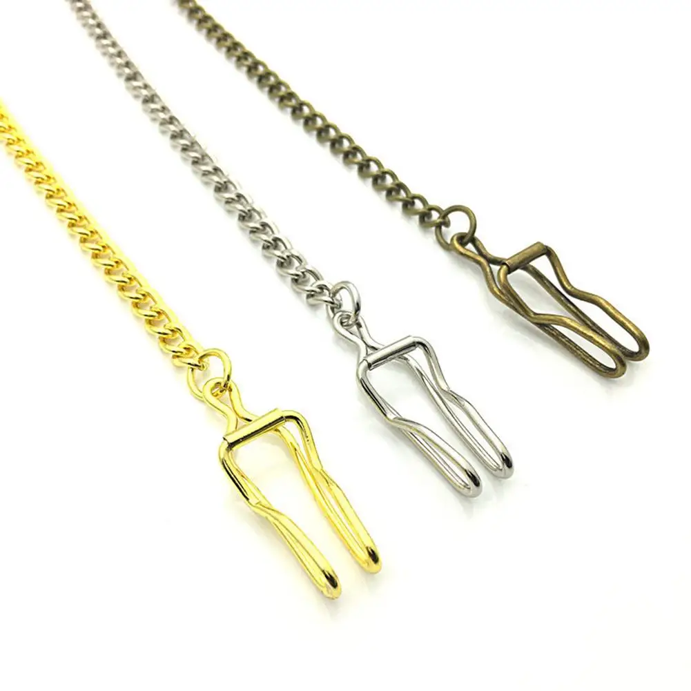 

Unisex Retro Antique Gift Pocket Chain Watch Holder Necklace Jean Belt Decor Pocket Chain Watch Holder Necklace Women Gift