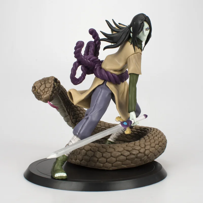 

Hot Selling Naruto Anime Garage Kit Shippuden Snake T Orochimaru Model Toy Three Endure Decoration Doll New Style