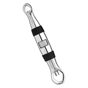 

Universal wrench 23 in one multi-function socket wrench set universal mini double head sleeve adjustable wrench hand tool