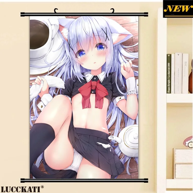 Gochiusa Gochuumon wa Usagi Desu ka соблазнительный кролик Клык грудь соски мультфильм аниме