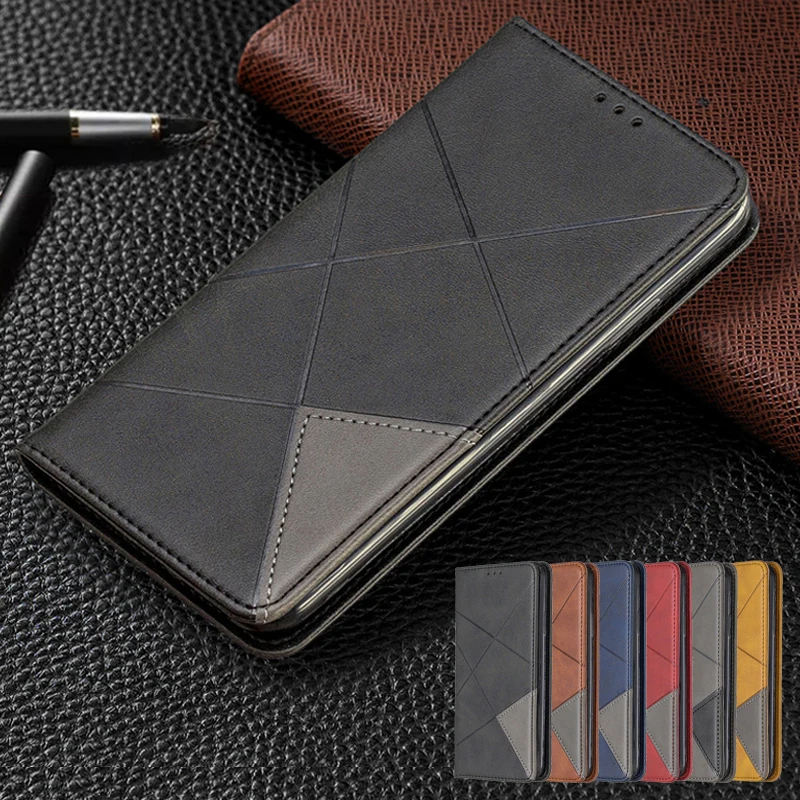 

For Realme 6 Pro C11 Narzo 6Pro Case Magnetic Leather Flip Phone Cover For OPPO A5 A9 A92 2020 Reno 4 3 Pro 5G Coque Card Hoder