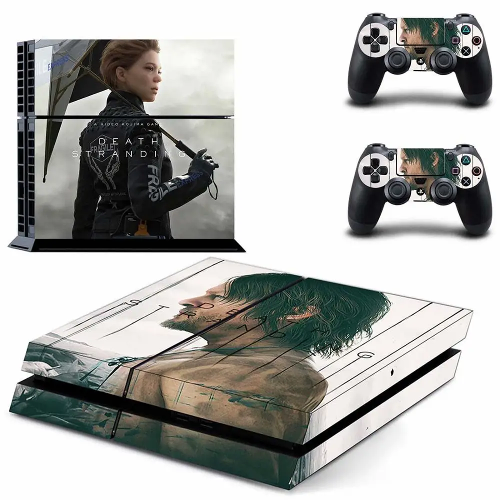 Наклейка для PS4 s Play station 4 Skin PS 4 sticker Death Stranding deckle Cover для Playstation 4 PS 4 консоли и контроллера Skins - Color: GYTM2689