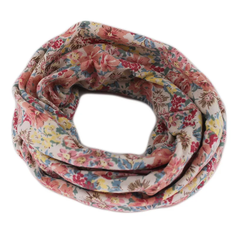 Neue Stil Mode Doppel Verwendet Frauen Herbst Warme Mützen Skullies Casual Bunte Floral Outdoor Hüte Schal Kappe Mädchen Weiche Gorras – Detail 18