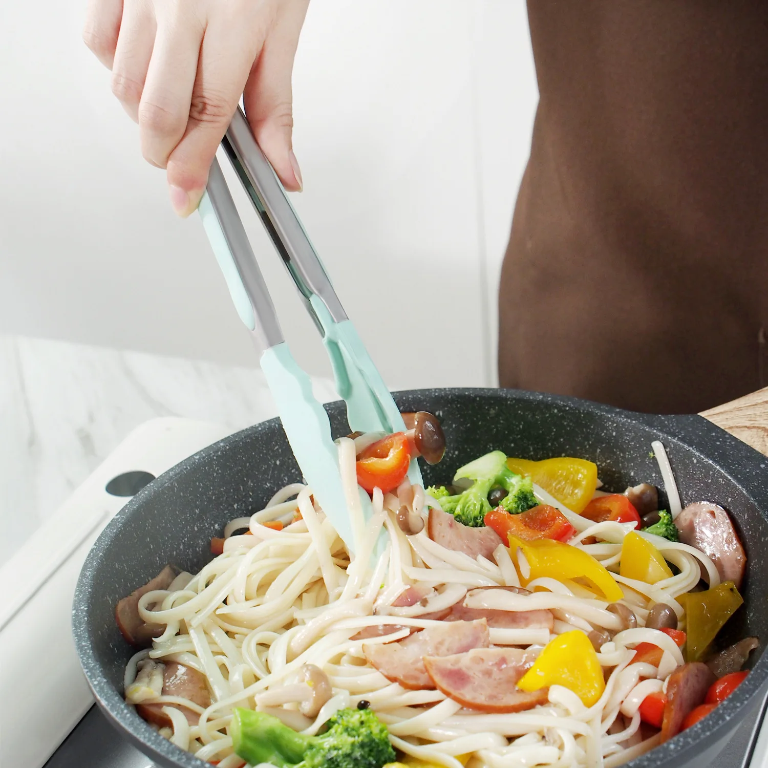 Wood Silicone Turner Soup Spoon Spatula Brush Scraper Pasta Server Egg Beater Cooking Tools Kitchenware kitchen utensil set