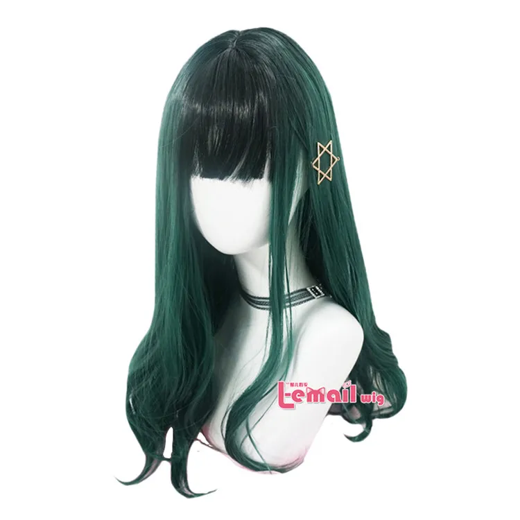 L-email парик длинный зеленый Лолита парик мой герой Academy cosplay Izuku Midoriya парик для женщин волос термостойкие синтетические волосы Perucas