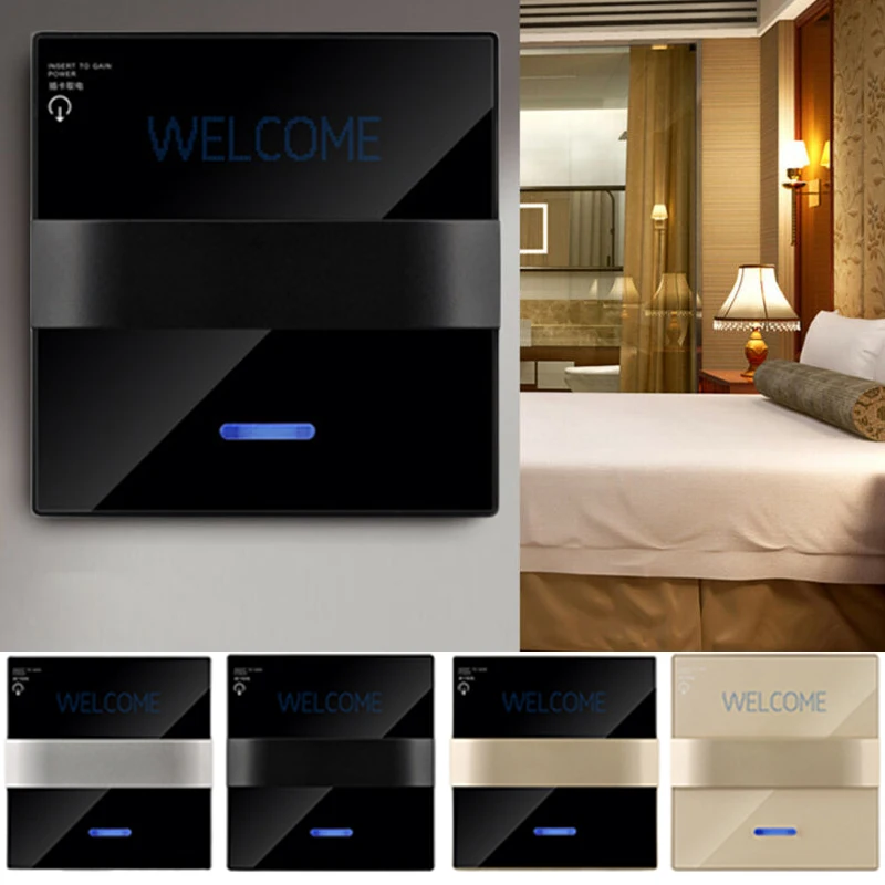 Modern Style Hotel Magnetic Card Electric Switch Power Control Energy Saving