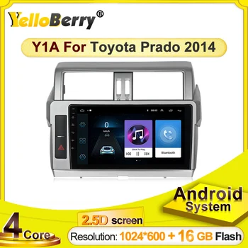 

2.5D screen Android systems 4 core Car multimedia Player Navigation GPS radio for Toyota PRADO 150 2015 bluetooth wifi