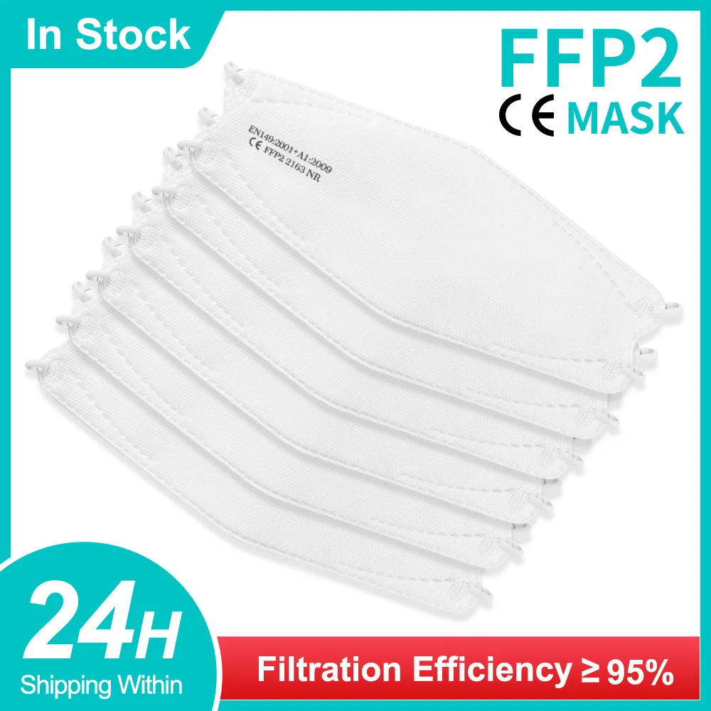 FFP2 mask Fish Shape Face Mask KN95 Mascarillas ffp2 Adult Reutilizable Approved fpp2 mask Respirator FPP2Homologada CE fpp2mask