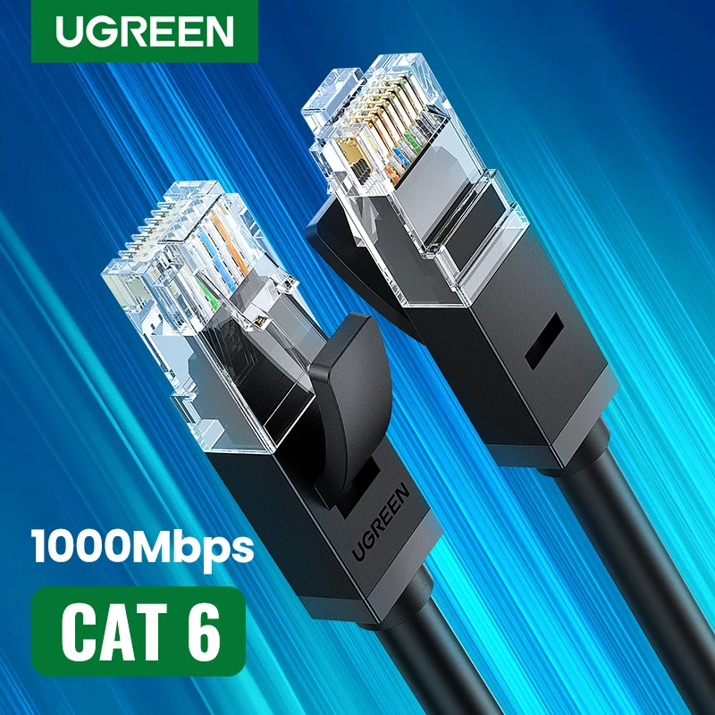 Кабель Ethernet CAT 6 из нейлона прочный сетевой кабель RJ45 для PS 4 ноутбука роутера
