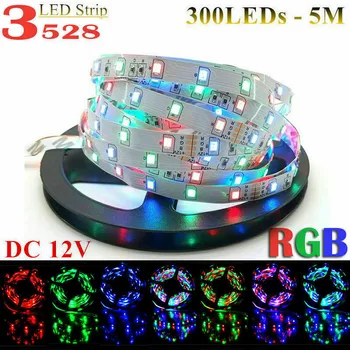 

5M 300Led Strip Light DC 12V High Power String Light IP20 Garden Bedroom Study Room Fiexble Light Led Tape Home Decoration Lamp