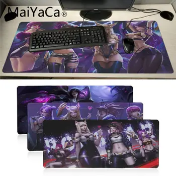 

Maiyaca League of Legends virtual girl band K DA KaiSa2 Rubber Gaming mousepad Desk Mat computer game mouse pad gamer play mats