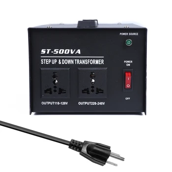 

500W Home-use Intelligent Efficient Step Up Down Power Transformer 100V-220V Household Electrical Appliance Voltage Converter