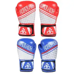 CHUNLONG 2 шт 12 унций боксерские тренировочные перчатки для женщин и мужчин дышащие перчатки