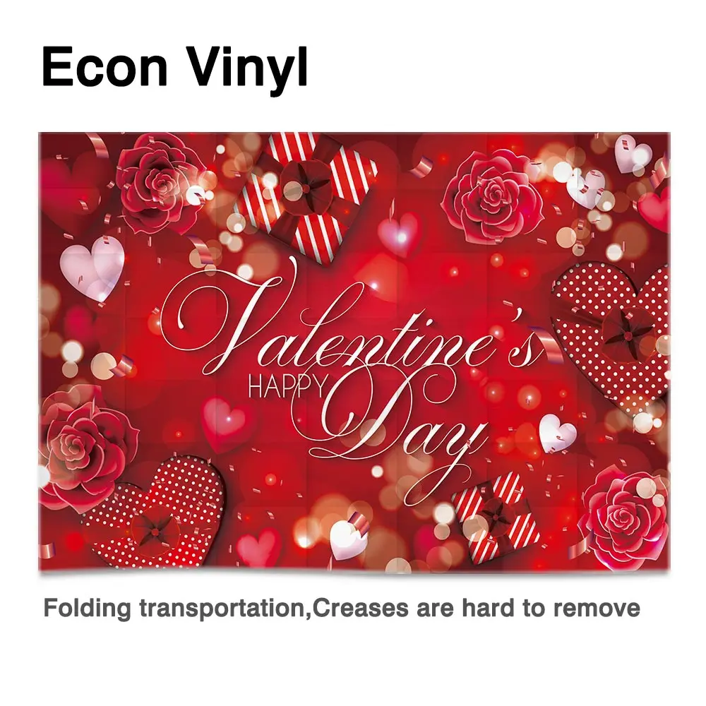 Funnytree photography background red rose heart balloon Valentine's Day backdrop photocall photophone February 14 decor custom