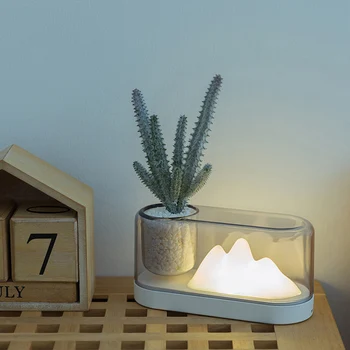 

Mountain Table Lamp USB Charging Eye Protection Reading Desktop Nightlight Bedroom Atmosphere Simple LED Bedside Lamp Decoration