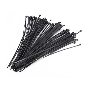 

Cable Zip Ties 8 Inch, 100 Pieces, Nylon Tie Wraps with 0.32 Inch/8mm Width in Black & White