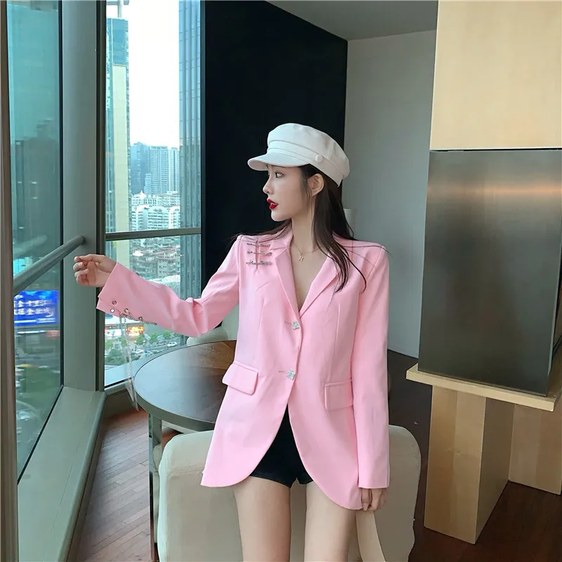

Price Control And 5 Autumn And Winter WOMEN'S Dress Net Price Online Celebrity Style Brooch Cuff Chain Versatile Suit outside