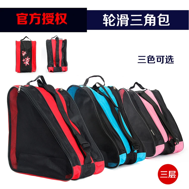 Плечо lun hua bao для мужчин и женщин для взрослых коньков рюкзак для роликовых коньков DC среднего размера сумка дорожная сумка одноколесная Колесная сумка для скейтборда