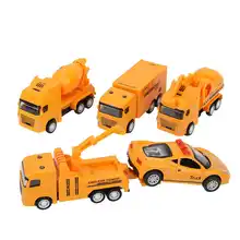 Puxar para trás o brinquedo do automóvel liga fricção conduzido por fundição puxar para trás brinquedo conjunto do veículo conjunto de jogos para