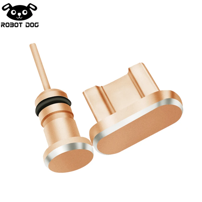 

Metal Micro USB Charging Port + Earphone Port Dust Plug Mobile Phone 3.5mm Headset Stopper Retrieve Card Pin Phone Accessories