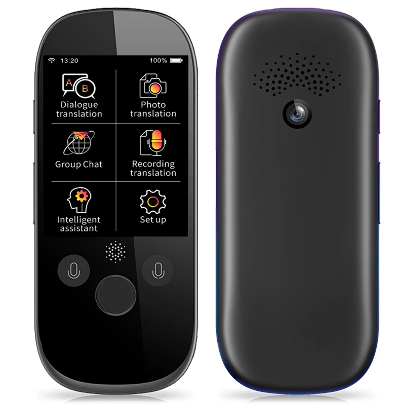 

Boeleo K1 Pro Photo Translation AI Smart Voice 77 Languages Real-Time Face-To-Face WIFI 2.4''TFT 12MP Multi-Function Translator