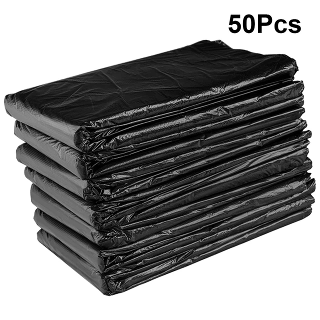 5PCS Large Garbage Bags Outdoor 53 Gallon Extra Large Trash Bags Black  Heavy Garbage Bags Thick Heavy Garbage Bag For Outdoor - AliExpress