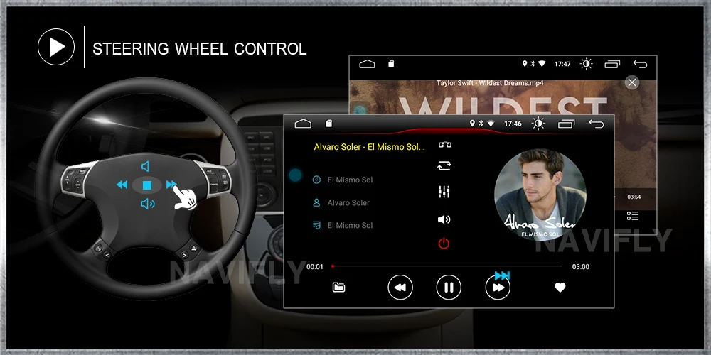 Android 9,0 автомобильный gps трек мультимедийный плеер 7 ''сенсорный экран для Seat Leon 2013 Автомагнитола RDS bluetooth