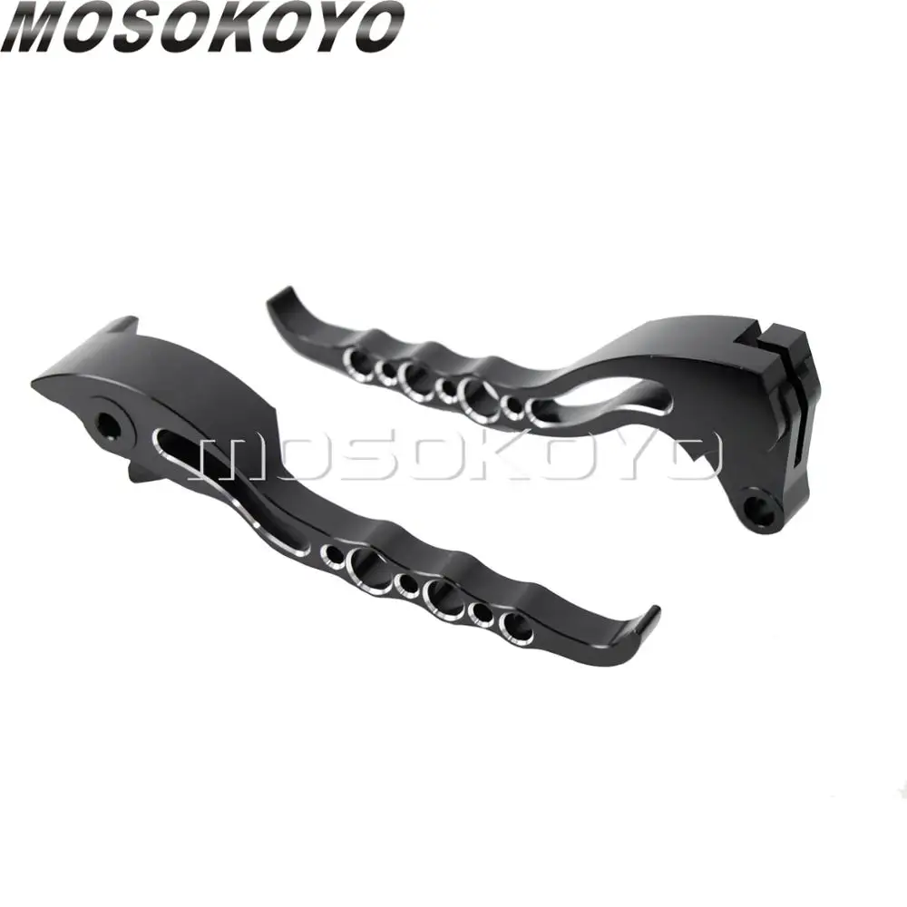Алюминиевый руль мотоцикла тормоза управления сцепления рычаги для Suzuki Boulevard M109R 2006- 17 хром/черный