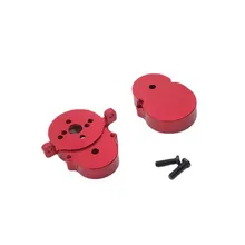 WPL – boîte de vitesses métallique, modèle D12 1/10 RC, accessoires de mise à niveau et de Modification de voiture, argent, noir, rouge