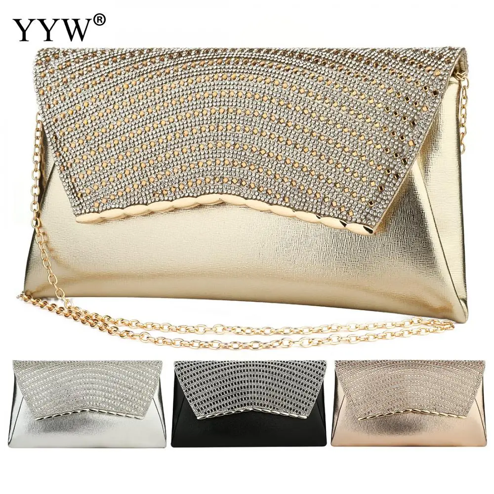 bolso clutch dorado bolsa de mano dorada