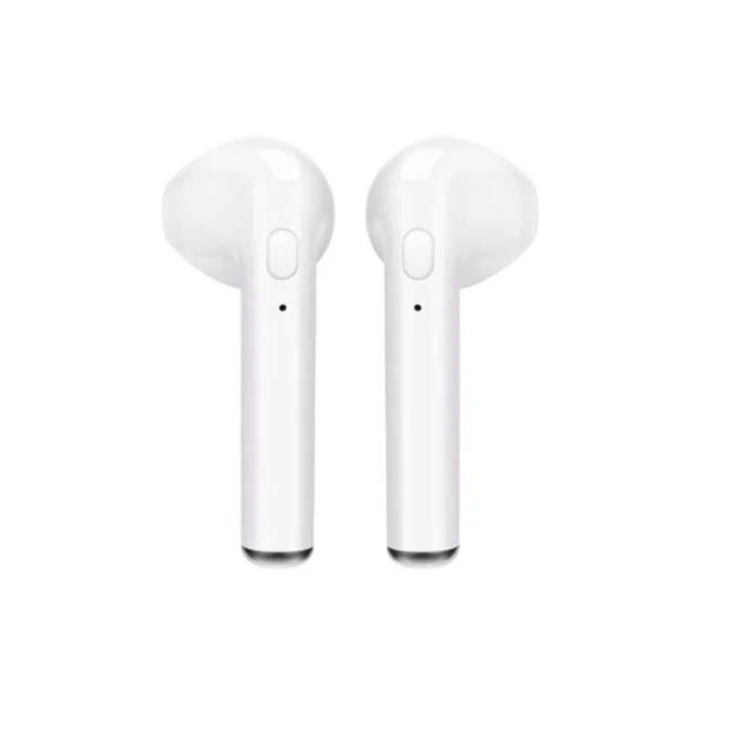 white earphone only I7s TWS Bluetooth наушники спортивные стерео наушники-вкладыши беспроводная гарнитура Мини Музыкальные спортивные наушники с зарядной коробкой для всех телефонов - Цвет: white earphone only