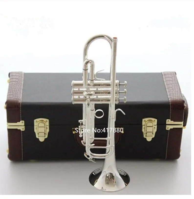 Selling Trumpet C tone C180SML-239 Sliver Plated professional performance level Musical Instruments
