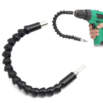 

Repair Tools Black 132-295mm Flexible Shaft Bits Extention Screwdriver Bit Holder Connect Link Electronics Drill 1/4" Hex Shank
