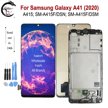 

Incell LCD + Frame For SAMSUNG Galaxy A41 2020 Display A415 SM-A415F/DSN SM-A415F/DSM LCD Screen Touch Sensor Digitizer Assembly