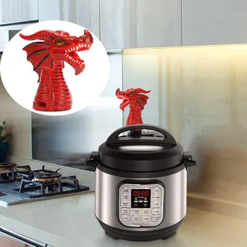 

Dragon pattern Exhaust valve of pressure cooker Fire-Breathing Dragon Original Steam Release Steam Diverter for Pot Pressure