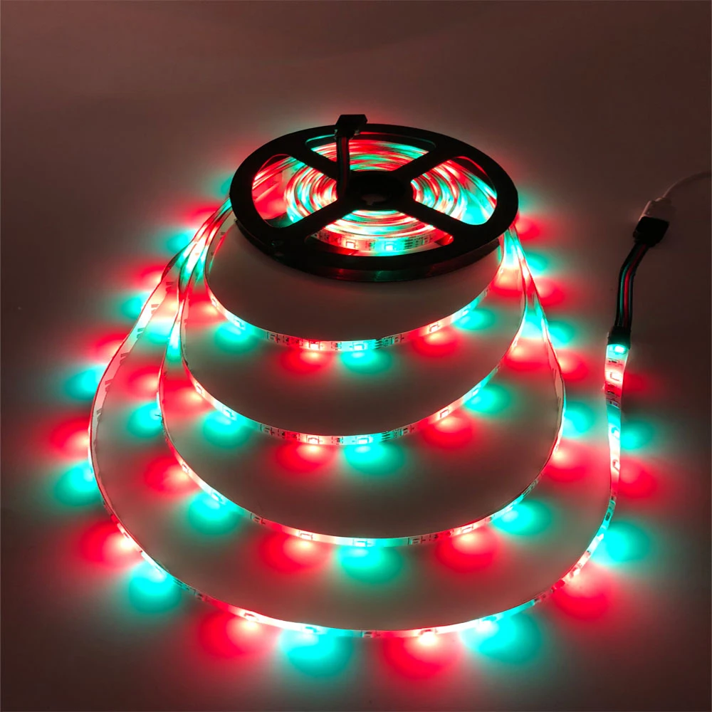 Hviero 5M 2835 300Led Led Strip IP65 Waterproof RGB Light DC 12V Flexible Lighting String Home Decoration Lamp Ribbon Tape Desk Lamp