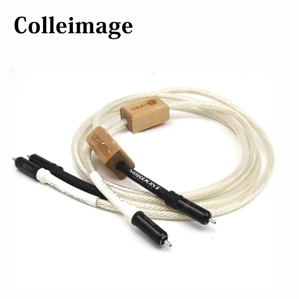 

Colleimage Hifi Nordost Odin Supreme Reference Interconnect RCA Amplifier CD DVD player Audio cable with WBT RCA plug Connector